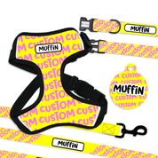 Custom Dog Bundle - Harness, Collar, Tag, Lead