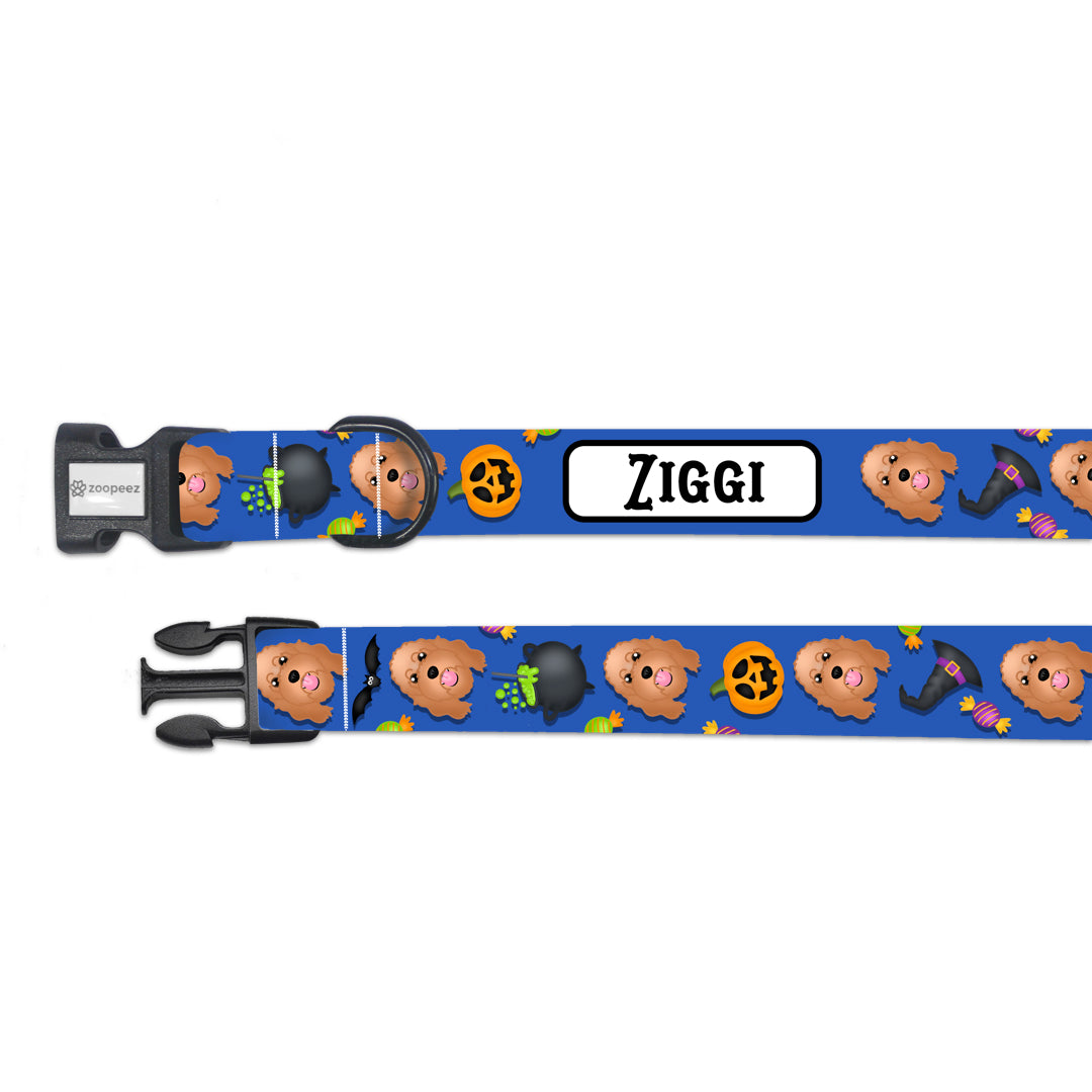 Supaw Spooky Dog Portrait Collar