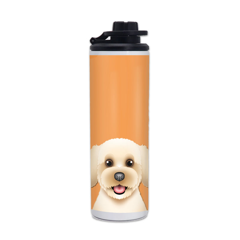 Pet Portrait Water Bottle for Owners