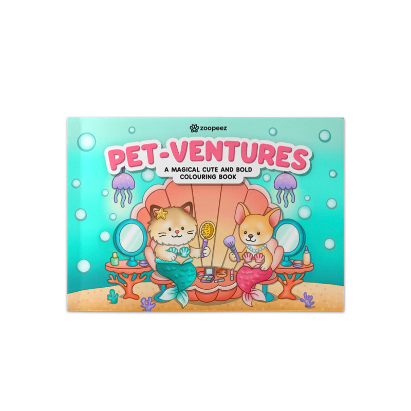 Cute Magical Adult Colouring Book - Cozy Colouring Books