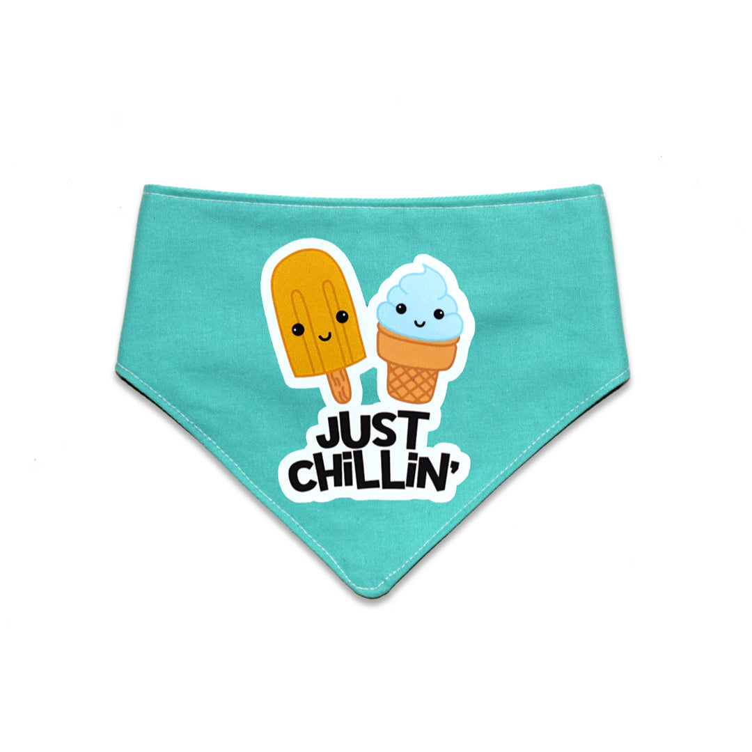 Dog Bandana - Teal Blue