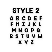 Bow Tie Letter Text Add On