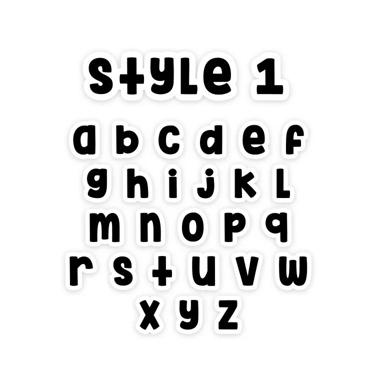 Bow Tie Letter Text Add On