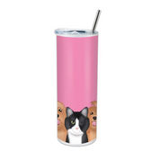 Custom Pet Portrait Tumbler Bottle