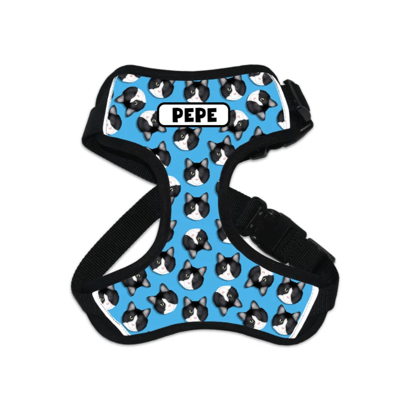 Custom Cat Harness Personalised Cat Harness Zoopeez