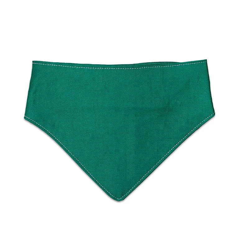 Dog Bandana - Dark Green
