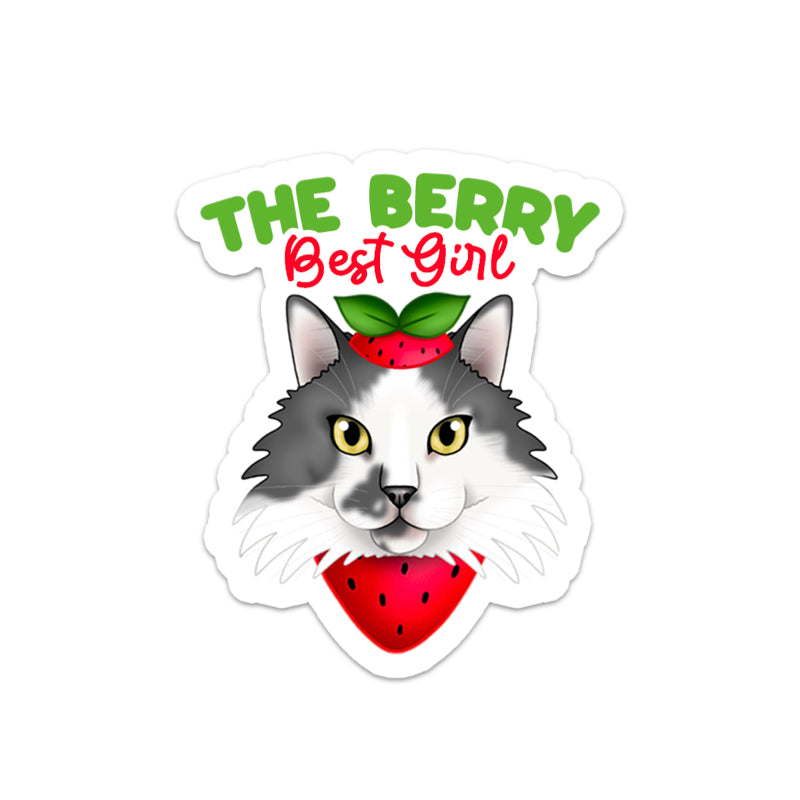 Berry Best Girl Portrait Text Add On