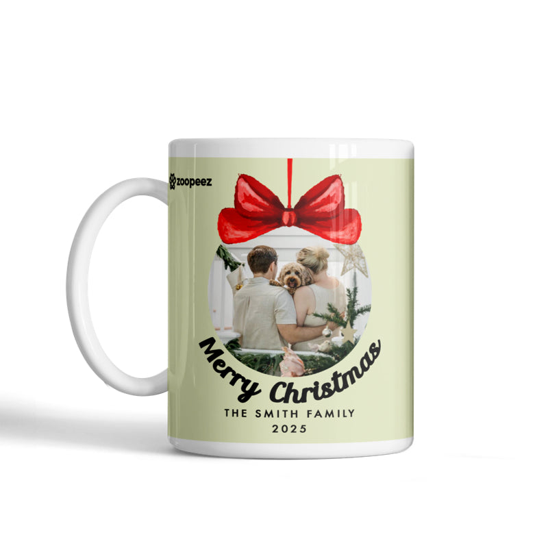Christmas Bow Mug - Pawspective Photography Collaboration