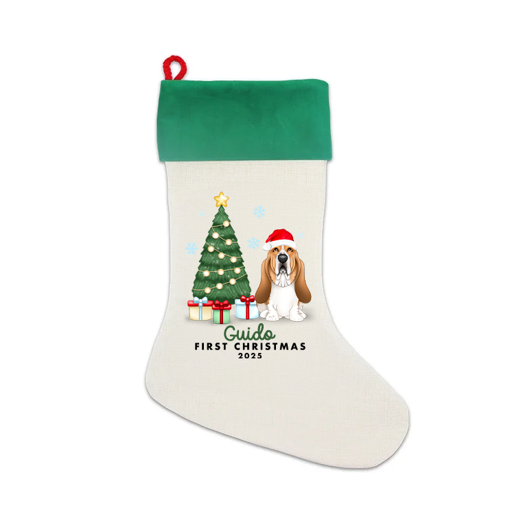 Personalised Stocking - First Christmas