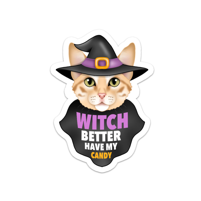 Witch Better Have My Candy Portrait Text Add On