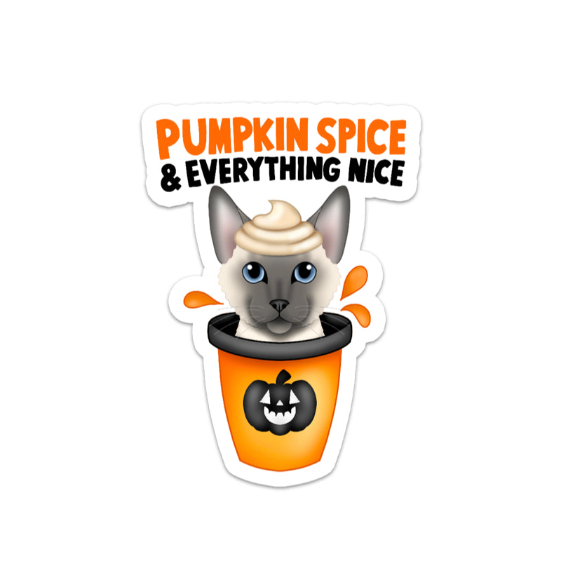 Pumpkin Spice Portrait Text Add On