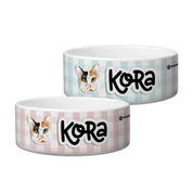 Ceramic Cat Bowl Bundle - Portrait