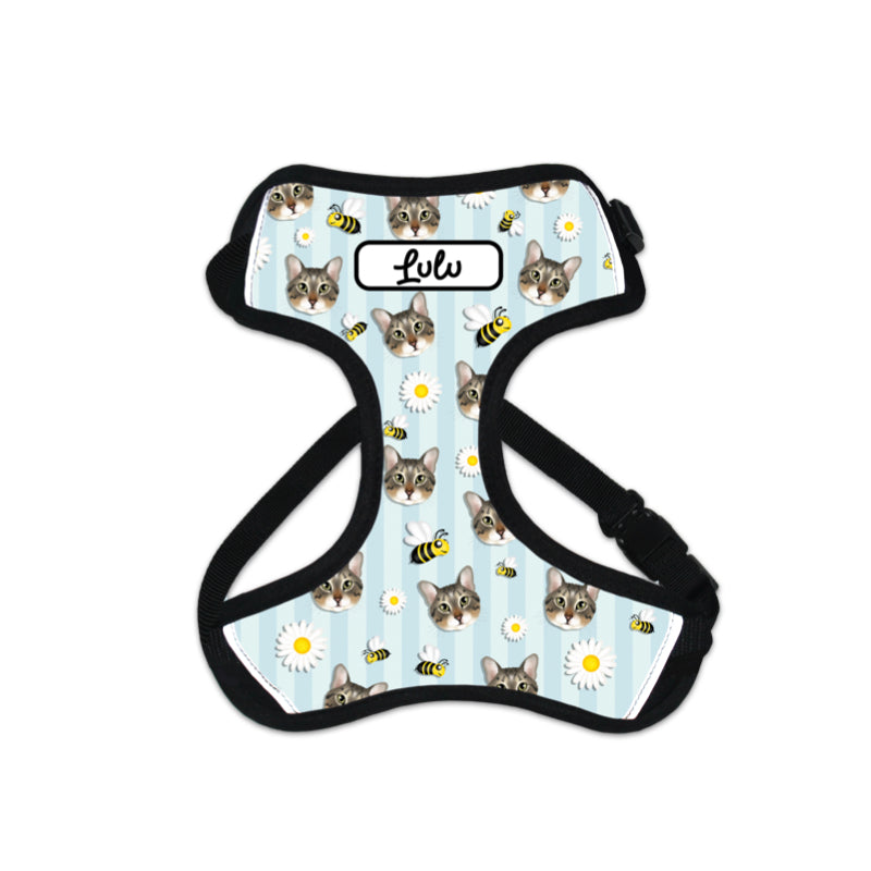 Bee-utiful Cat Portrait Harness