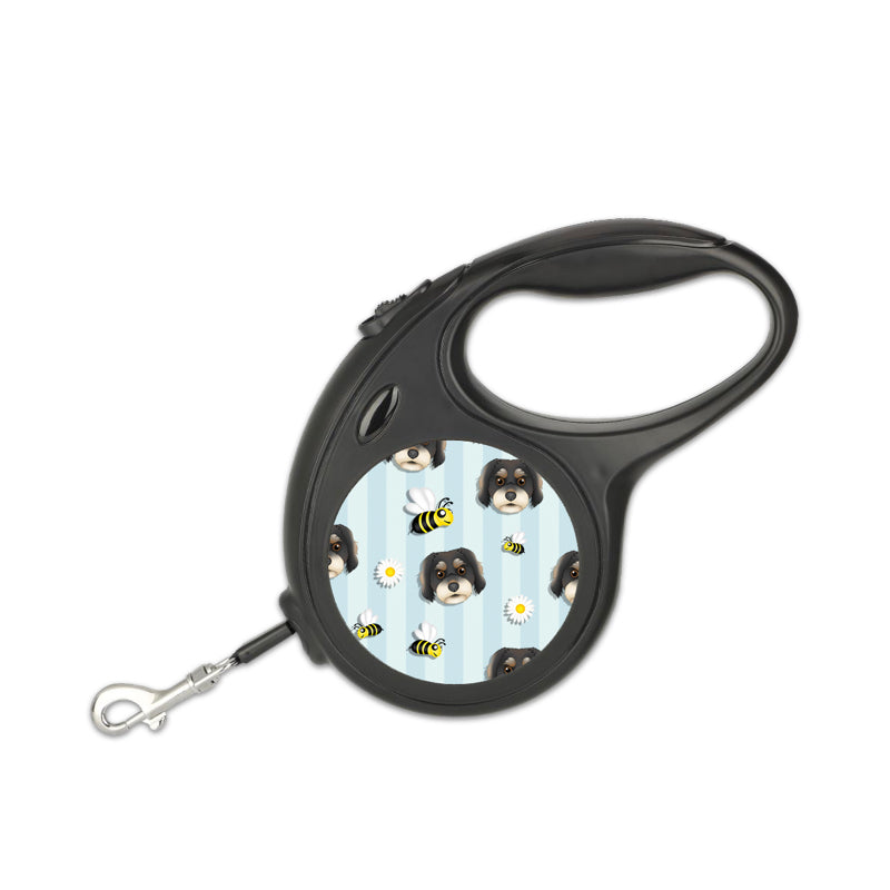 Bee-utiful Retractable Dog Portrait Lead