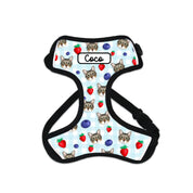 Strawberries Cat Portrait Harness