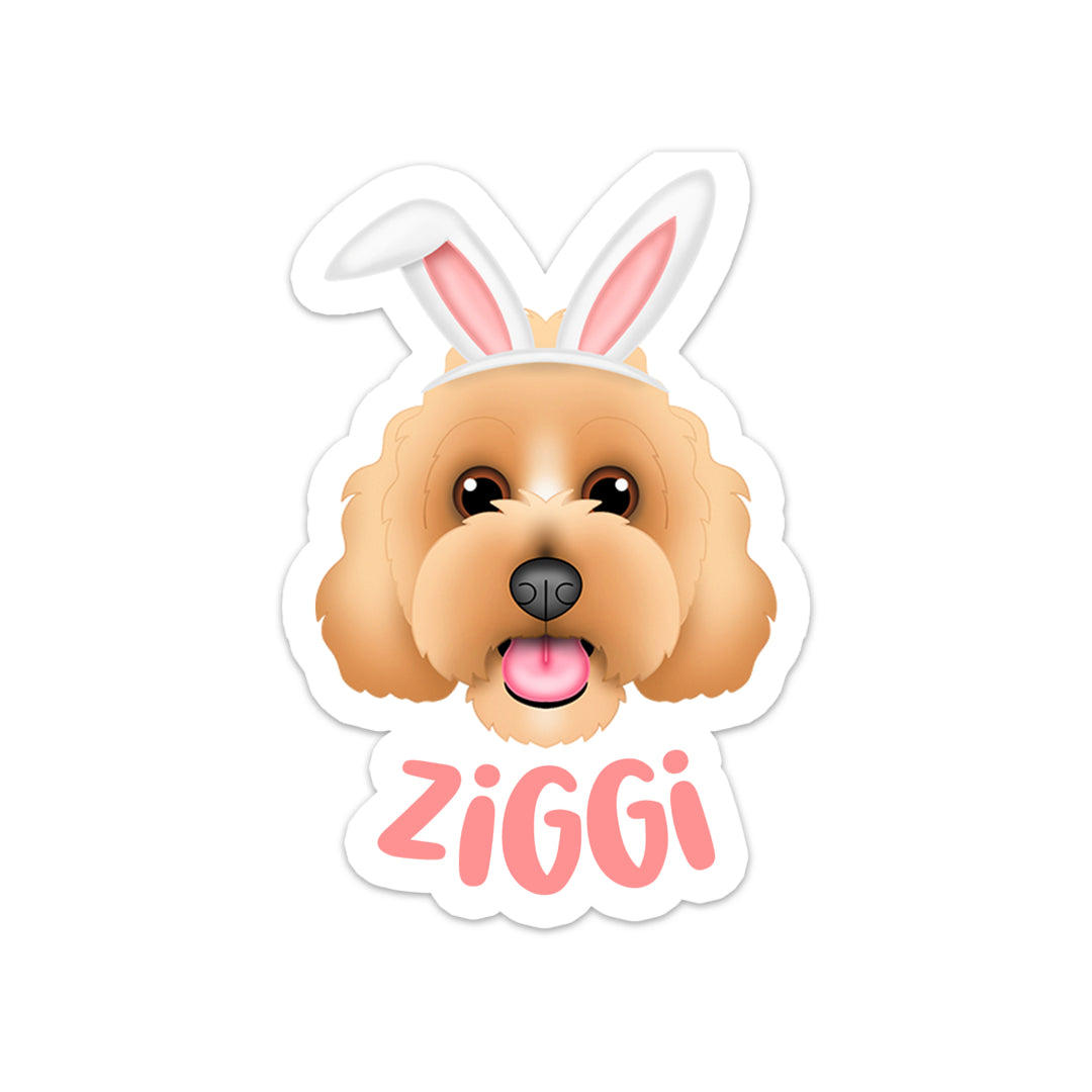 Easter Pet Portrait Text Add On