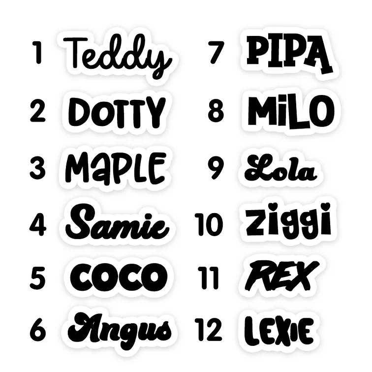 Bow Tie Name Text Add On
