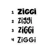 fonts for dog harness