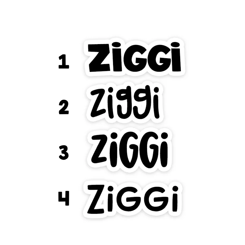 Fonts for Dog Harness