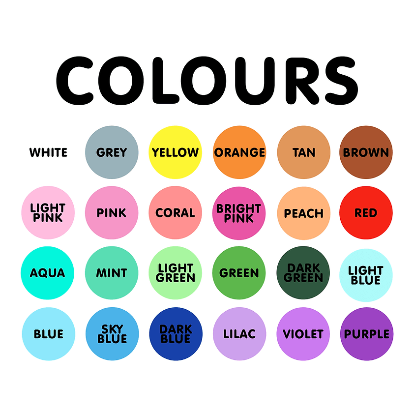 Colours for cat tag
