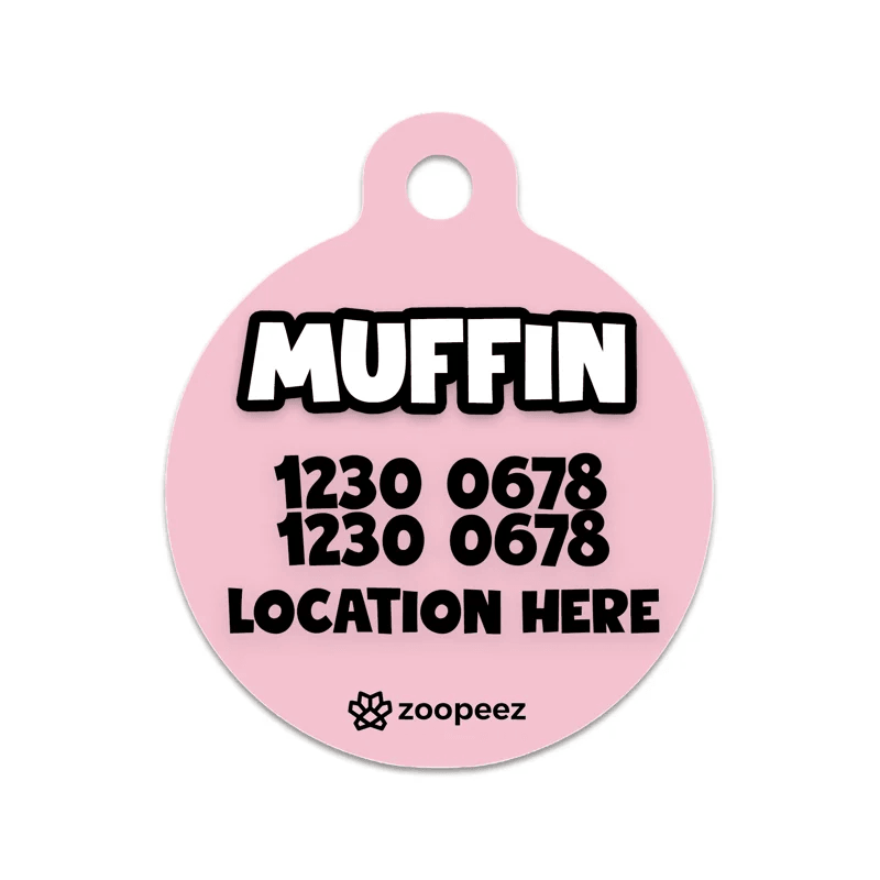 Backside of Cat Tag