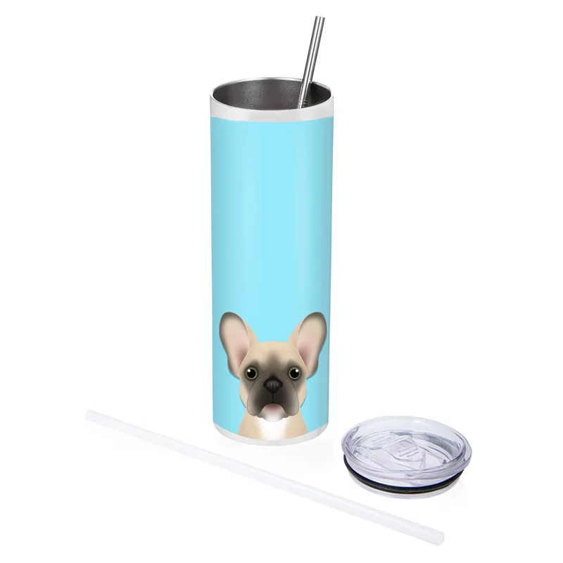 Custom Pet Illustration Water Bottle