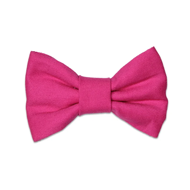 Bright Pink Bow Tie